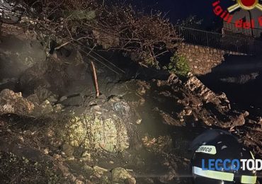 Crolla un muro a Margno, sfollate due famiglie - LeccoToday