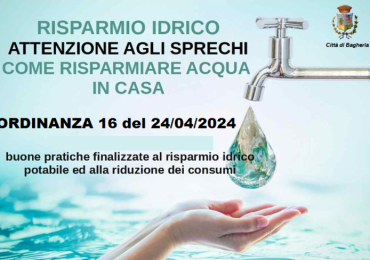 Stato di crisi ed emergenza idrica: Il Comune emana l'ordinanza urgente per evitare lo ...