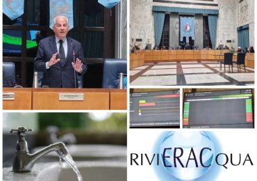 Imperia: consiglio, via libera all'ingresso di Comune e privato in Rivieracqua. Insorge la minoranza