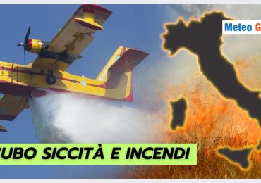 Siccità e incendi: una catastrofe meteo