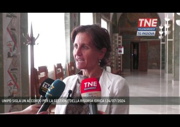 PADOVA | UNIPD SIGLA UN ACCORDO PER LA <b>GESTIONE</b> DELLA RISORSA IDRICA