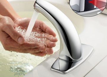 Saldi BVSOIVIA Rubinetto da bagno automatico touchless Hot & Cold con sensore infrarossi ...