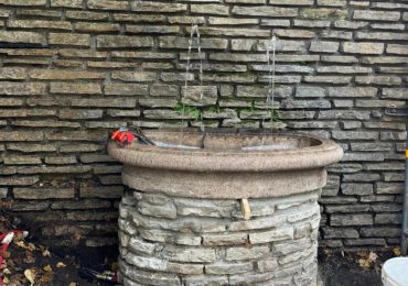 Finalmente l'<b>acqua</b> è tornata a zampillare nella fontanella del Parco Suardi di Bergamo