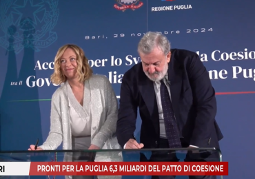 Pronti per la Puglia 6,3 miliardi del patto di coesione - Antenna Sud