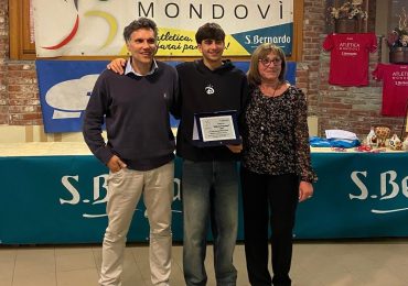 L'Atletica Mondovì - <b>Acqua</b> S. Bernardo ha celebrato i suoi campioni, a Giacomo Provera il ...