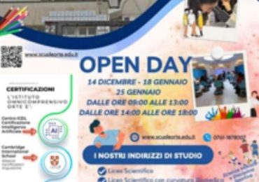 L'Istituto Omnicomprensivo di Orte offre l'open day accogliendo gli studenti e le famiglie