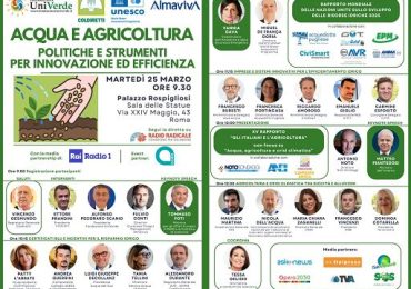 Acqua e Agricoltura, politiche e strumenti per l'innovazione - Askanews