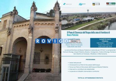 Due incontri pubblici per presentare il Piano di Sicurezza dell'<b>Acqua</b> della zona di fornitura ...