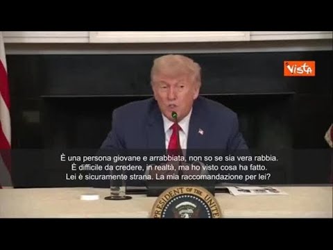 Trump su Greta Thunberg: "Cosa le consiglio? Un corso di <b>gestione</b> della rabbia" - YouTube