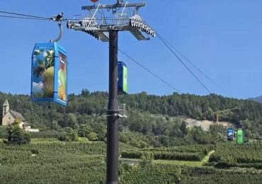 In Trentino al via la prima funivia per le mele al mondo: sarà lunga 1,3km