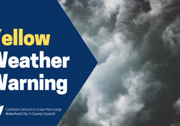 Stato Allerta pioggia gialla emessa per Waterford - Consiglio comunale e della contea di Waterford